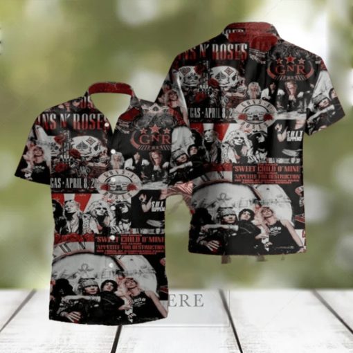 Guns N Roses Member Of Band 2024 Summer Trend Fan Gifts Hawaiian Shirt