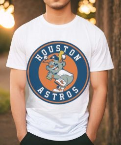 HOUSTON ASTROS CIRCLE NEW LOGO MASCOT SHIRT