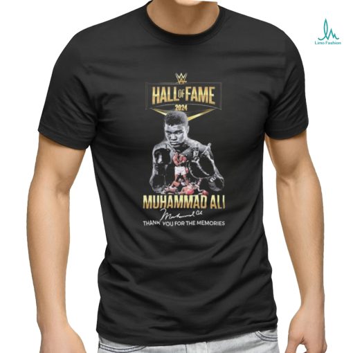 Hall Of Fame 2024 Muhammad Ali Thank You For The Memories Shirt