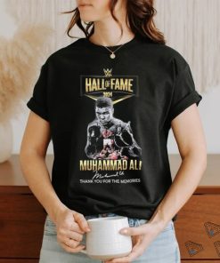 Hall Of Fame 2024 Muhammad Ali Thank You For The Memories Shirt