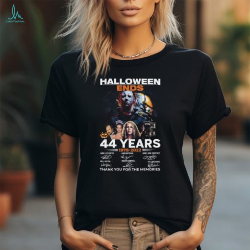 Halloween Ends 44 Years 1978 2022 Thank You For The Memories Shirt