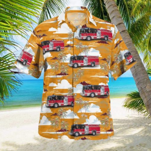 Hanover Park Illinois Hanover Park Fire Department Hawaiian Shirt