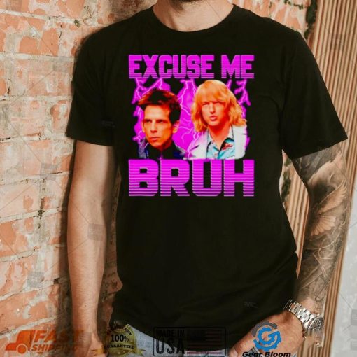 Hansel McDonald and Derek Zoolander Excuse me bruh shirt