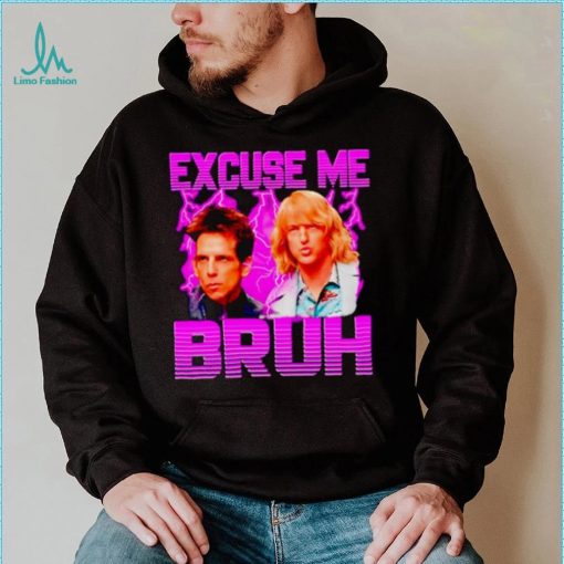 Hansel McDonald and Derek Zoolander Excuse me bruh shirt