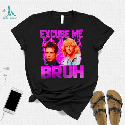 Hansel McDonald and Derek Zoolander Excuse me bruh shirt