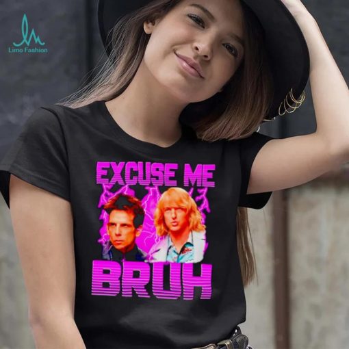 Hansel McDonald and Derek Zoolander Excuse me bruh shirt