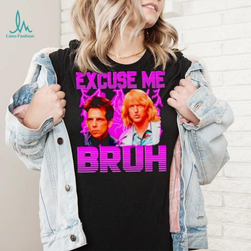 Hansel McDonald and Derek Zoolander Excuse me bruh shirt