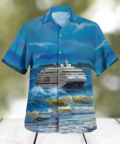 Hapag Lloyd AG Hapag Lloyd Kreuzfahrten Hanseatic Nature Hawaiian Shirt