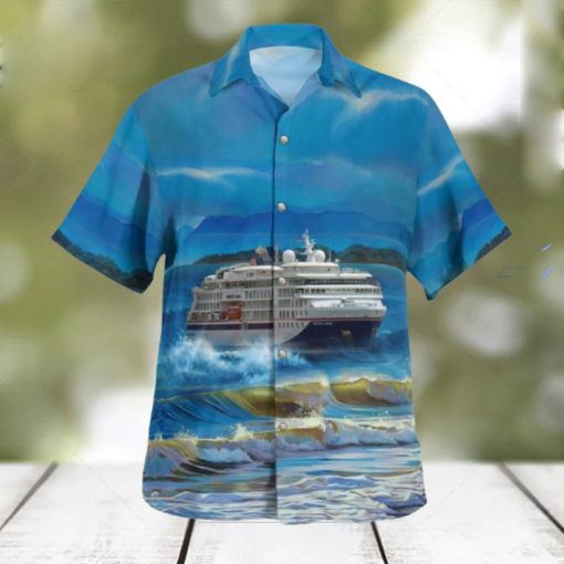 Hapag Lloyd AG Hapag Lloyd Kreuzfahrten Hanseatic Nature Hawaiian Shirt