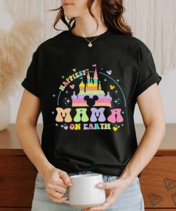 Happiest Mama On Earth Disney Castle shirt, hoodie, sweater, long sleeve and tank top Happiest Mama On Earth Disney Castle shirt