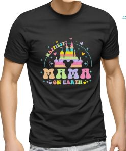 Happiest Mama On Earth Disney Castle shirt, hoodie, sweater, long sleeve and tank top Happiest Mama On Earth Disney Castle shirt