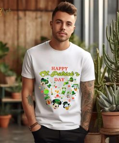 Happy St. Patrick’s day Mickey Mouse characters shamrocks shirt