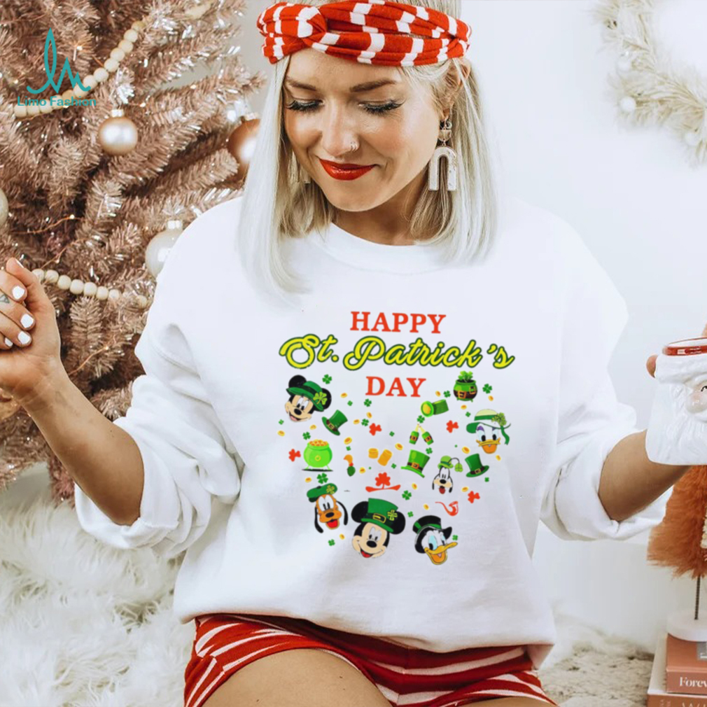 Happy St. Patrick’s day Mickey Mouse characters shamrocks shirt Happy St. Patrick’s day Mickey Mouse characters shamrocks shirt