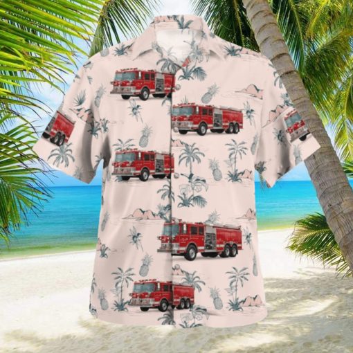 Harpers Ferry West Virginia Bakerton Fire Department Engine Tanker 7 Hawaiian Shirt