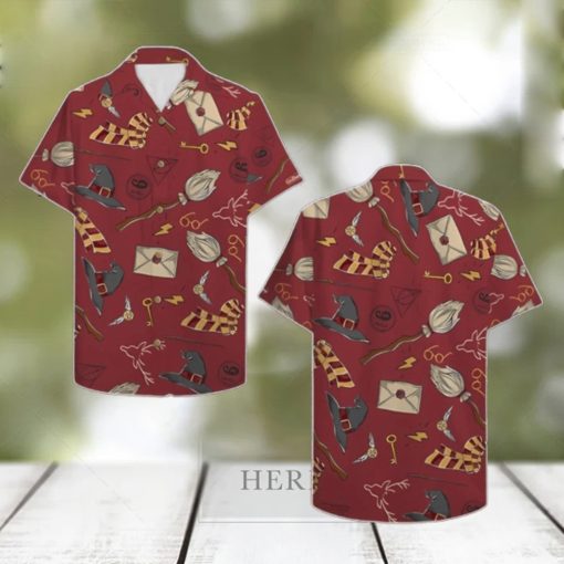 Harry Potter Hogwarts Hawaiian Shirt Unique Gift