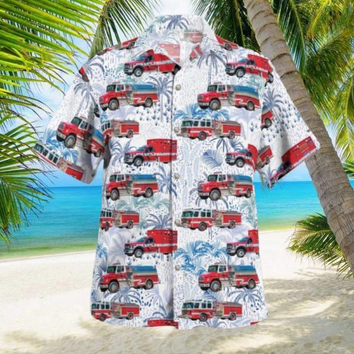 Hatfield Massachusetts Hatfield Fire Department Hawaiian Shirt