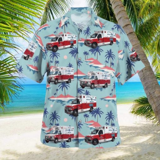 Hatzalah Volunteer Ambulance Lower Manhattan New York City Hawaiian Shirt