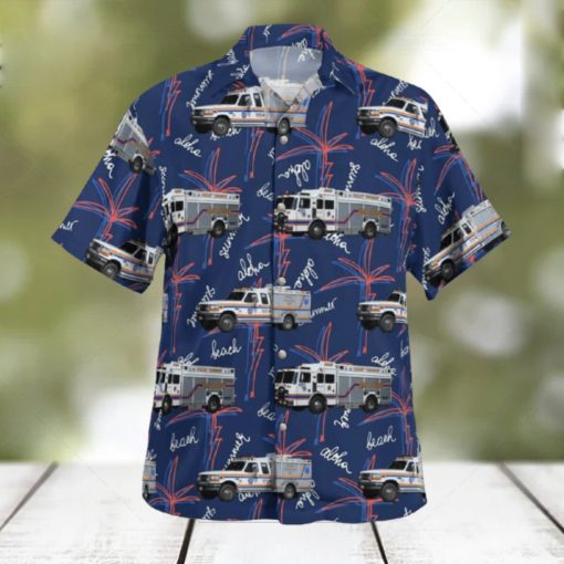 Hazlet New Jersey Hazlet Twp First Aid & Rescue Squad Hawaiian Shirt