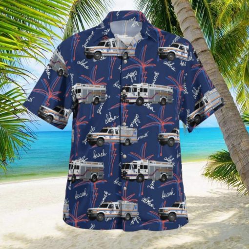 Hazlet New Jersey Hazlet Twp First Aid & Rescue Squad Hawaiian Shirt