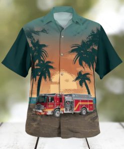 Heath Ohio Heath Fire Department Hawaiian Shirt