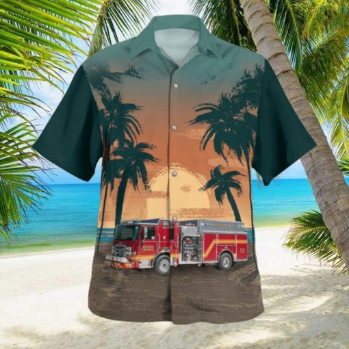 Heath Ohio Heath Fire Department Hawaiian Shirt