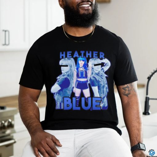 Heather blue shirt