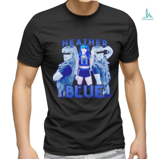 Heather blue shirt