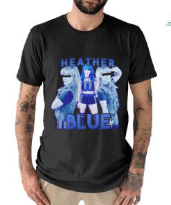 Heather blue shirt