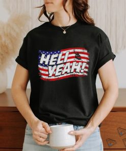 Heli yeah USA flag shirt