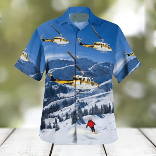 Heliski Hawaiian Shirt Stylish For Summer