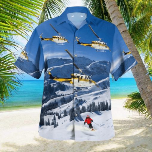 Heliski Hawaiian Shirt Stylish For Summer