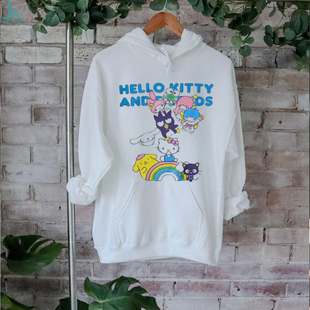 Hello Kitty And Friends Cloud Tie Dye Boyfriend Fit Girls shirt Hello Kitty And Friends Cloud Tie Dye Boyfriend Fit Girls shirt