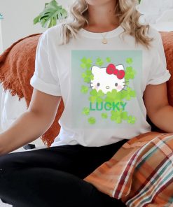Hello Kitty Lucky St. Patrick’s Day Tee Shirt, hoodie, sweater, long sleeve and tank top Hello Kitty Lucky St. Patrick’s Day Tee Shirt
