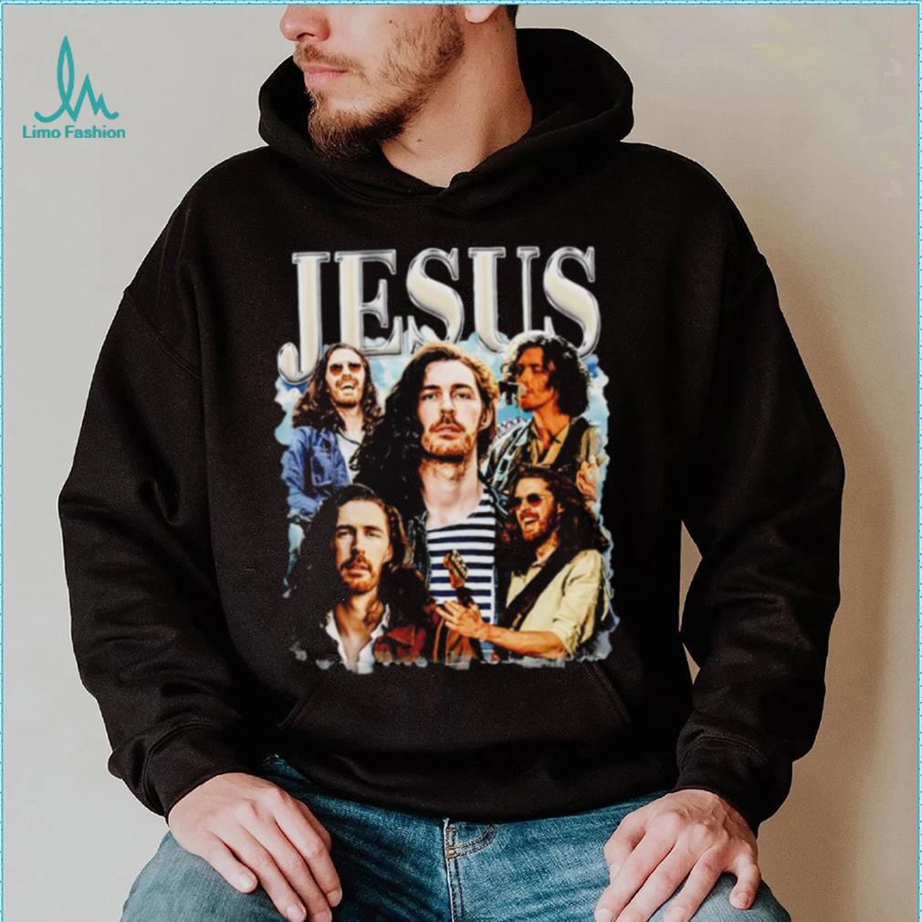 Hevallettre Hozier Jesus graphic shirt Hevallettre Hozier Jesus graphic shirt