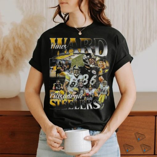 Hines Ward 90s Graphic Vintage Tee Football shirt