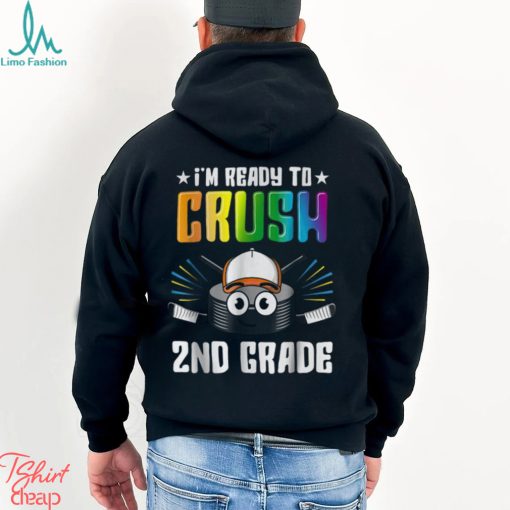 Hockey 2nd Grade Back To School Boys Kids Girls Teacher T Shirt