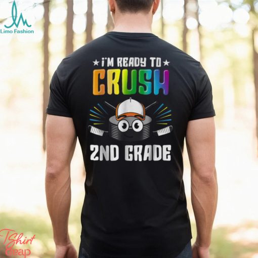 Hockey 2nd Grade Back To School Boys Kids Girls Teacher T Shirt