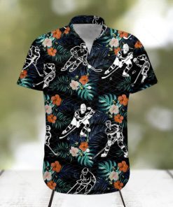 Hockey Aloha Hawaiian Shirt For Hockey Lover