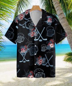 Hockey Beer Hawaiian Shirt For Men Women