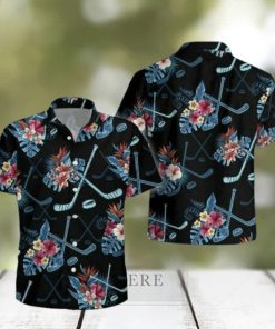 Hockey Tropical Hawaiian Shirt For Summer Holiday Gift Idea