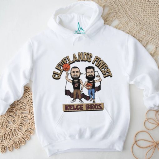 Homage X Center Court Cleveland’s Finest Kelce Brothers T shirt