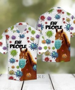 Horse Ew People Hawaiian Shirt