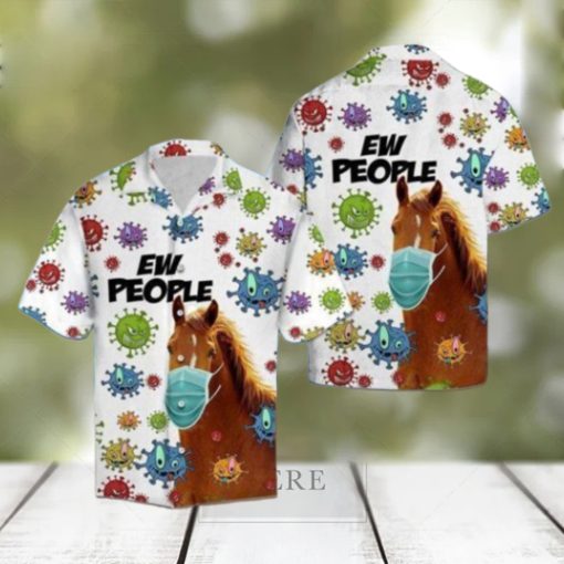 Horse Ew People Hawaiian Shirt