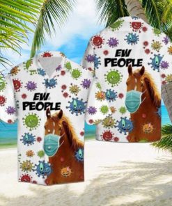 Horse Ew People Hawaiian Shirt