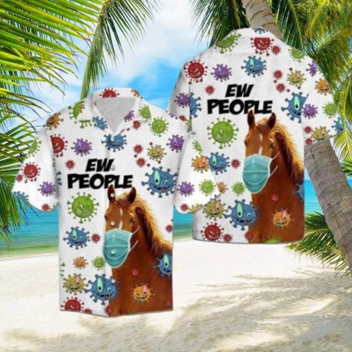 Horse Ew People Hawaiian Shirt