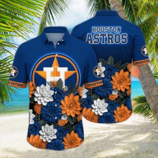 Houston Astros MLB Flower Hawaii Shirt And Tshirt For Fans