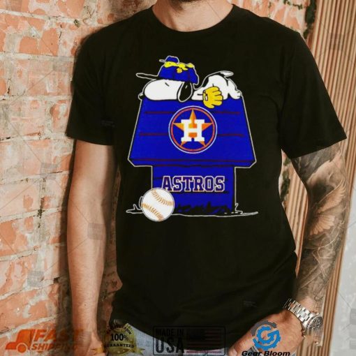 Houston Astros Snoopy And Woodstock The Peanuts Baseball shirt