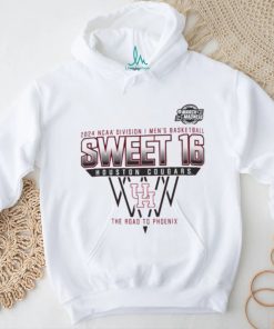 Houston Cougars Sweet 16 DI Men’s Basketball 2024 The Road To Phoenix Shirt