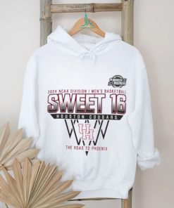 Houston Cougars Sweet 16 DI Men’s Basketball 2024 The Road To Phoenix Shirt