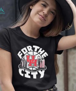 Houston Cougars basketball for the city logo shirt